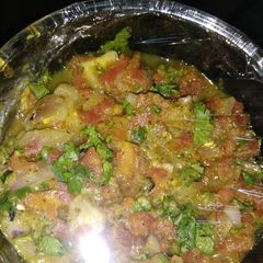 A picture of Baingan bharta.