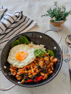 Foto resep Tumis Tempe Kemangi ala Thai