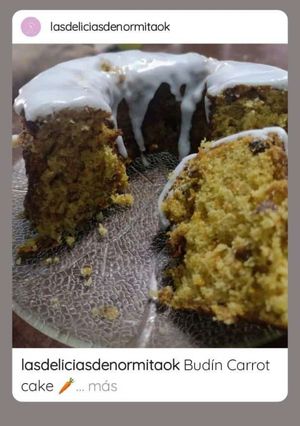 Una foto de Budín carrot cake 🥕