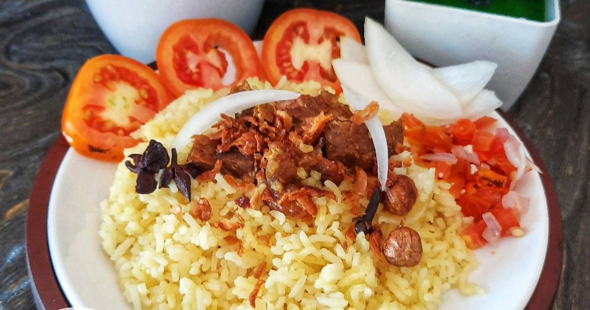 Resep Nasi Kebuli Daging Sapi Rice Cooker oleh Minie Nora(MNKitchen