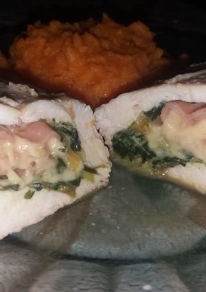 Una foto de Pechuga rellena