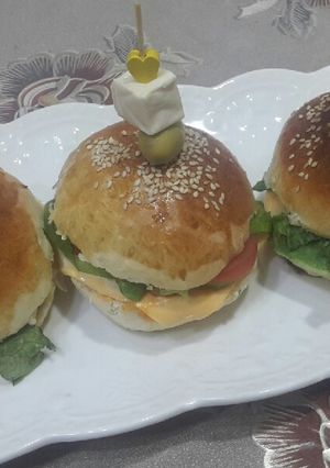صورة لوصفة برغر