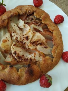 Фото Галета з цільнозернового пшеничного борошна з грушами😋.