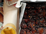 Orange ginger hazelnut brownies
