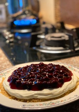รูปของ Blueberry cheese pie สูตรง่ายมาก