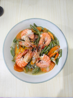 Foto resep Oseng Buncis Wortel Udang Simpel