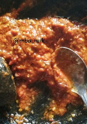 Foto resep Sambal terasi-tomat 🌶️