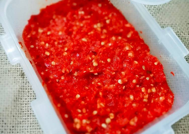 Recipe: Perfect Bumbu Dasar Merah