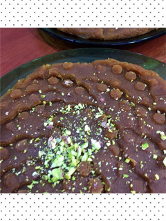 عکسی از دستور حلوای شیره انگور