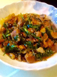 韭菜醬燒梅花豬 的食譜成品照片