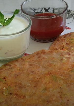 मिक्स वेज पराठा (Mix veg paratha recipe in Hindi) रेसिपी मुख्य फोटो