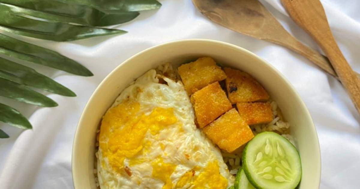 Resep Fried Rice Bowl aka Nasi Goreng Hongkong 😆 oleh Ira Qohar Cookpad