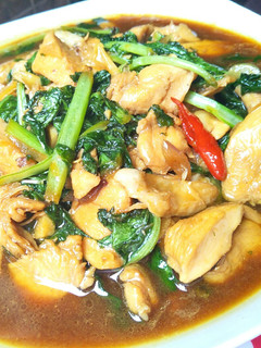 Foto resep Ayam Sawi Kuah Kecap