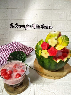 Foto resep *Es Semangka Nata Decoco*