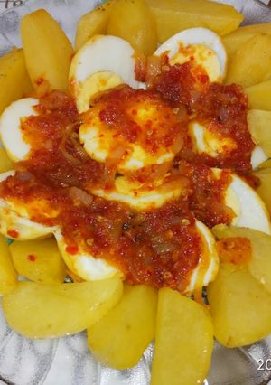 Foto resep Kentang Telor Balado