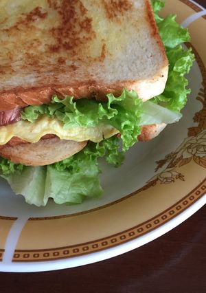 Foto resep Sandwich isi telur sosis