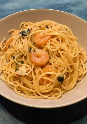 🇮🇹 🍤 Garnélás-chilis spagetti 🌶️ recept fotója