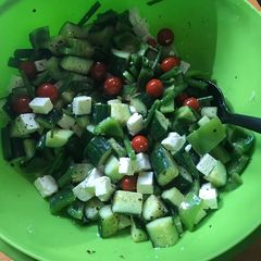 A picture of Wifey’s favorite Greek Salad.