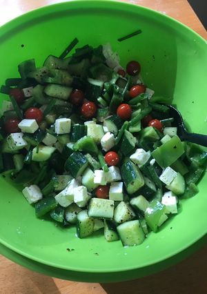 A picture of Wifey’s favorite Greek Salad.