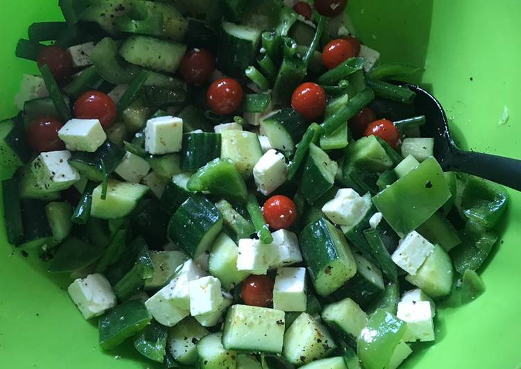 Steps to Prepare Homemade Wifey’s favorite Greek Salad