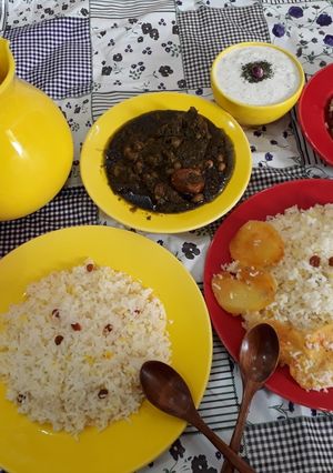 عکسی از دستور قورمه سبزی