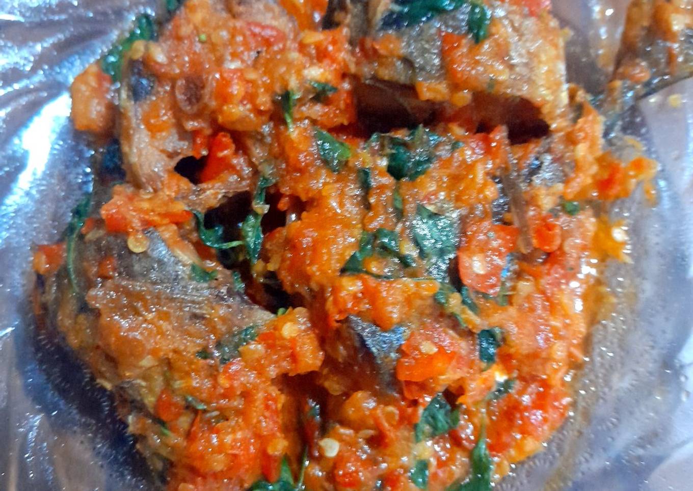 Ikan kembung balado kemangi