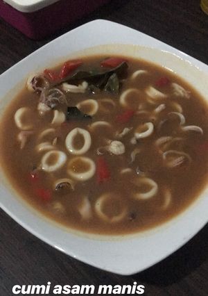 Foto resep Cumi Saos Asam Manis