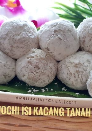 Foto resep Mochi isi kacang tanah