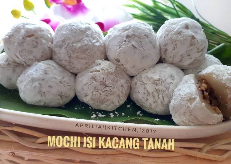 Resep Mochi isi kacang tanah oleh aprilia_kitchen - Cookpad