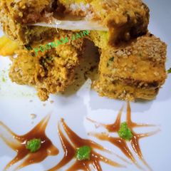 A picture of Cheese burst oats bites.