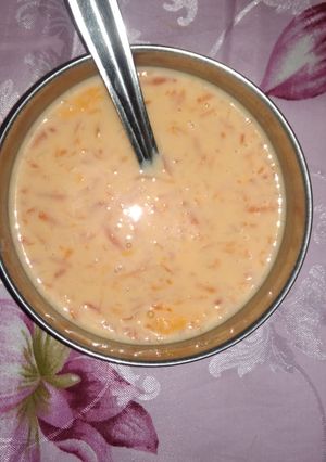 A picture of Gajar ki kheer.