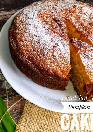 Foto resep Pumpkin Cake (Tanpa Mixer)
