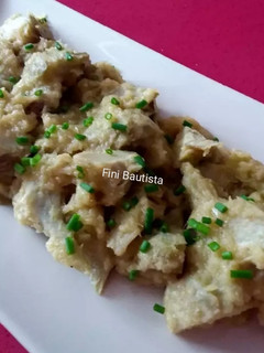 Una foto de Alcachofas en salsa de cebolla