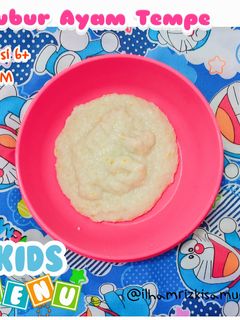 Foto resep Mpasi Bubur Ayam Tempe