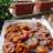 Gambas con ajo en salsa de ostras