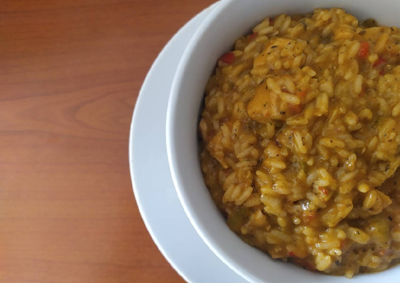 Risotto de pollo