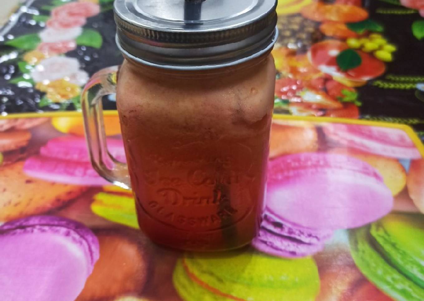 Strawberry and orange punch