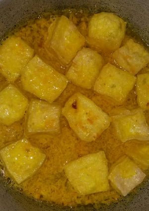 Foto resep Kuah kuning celup tahu