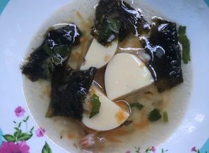 Foto resep Sup rumput laut tufo udang. Mpasi bagus buat anak demam