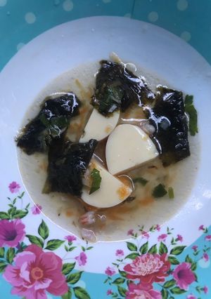 Foto resep Sup rumput laut tufo udang. Mpasi bagus buat anak demam