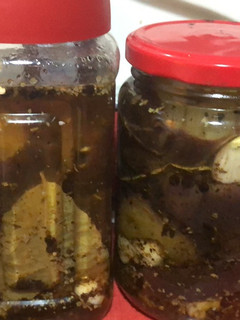 Una foto de Berenjenas en escabeche fáciles 🥰🥰🥰🥰