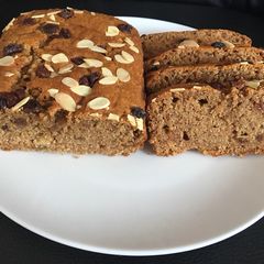 A picture of Eggless banana oats cake.