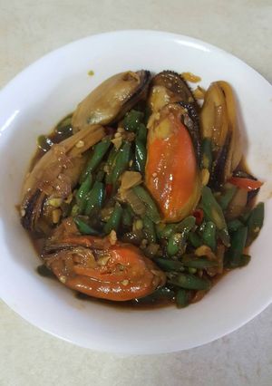 Foto resep Tumis kerang hijau dan buncis simple sekali