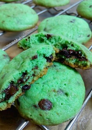 Foto resep Mint Choco Chips Cookie