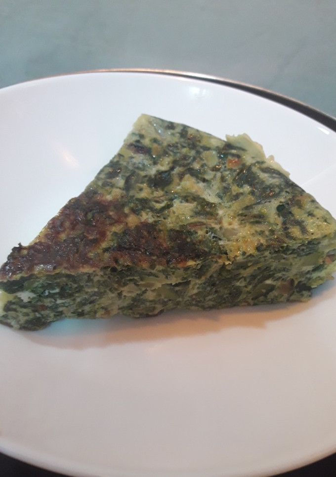 Una foto de Tortilla de acelgas