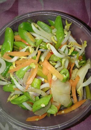 Foto resep Tumis buncis toge dn wortel