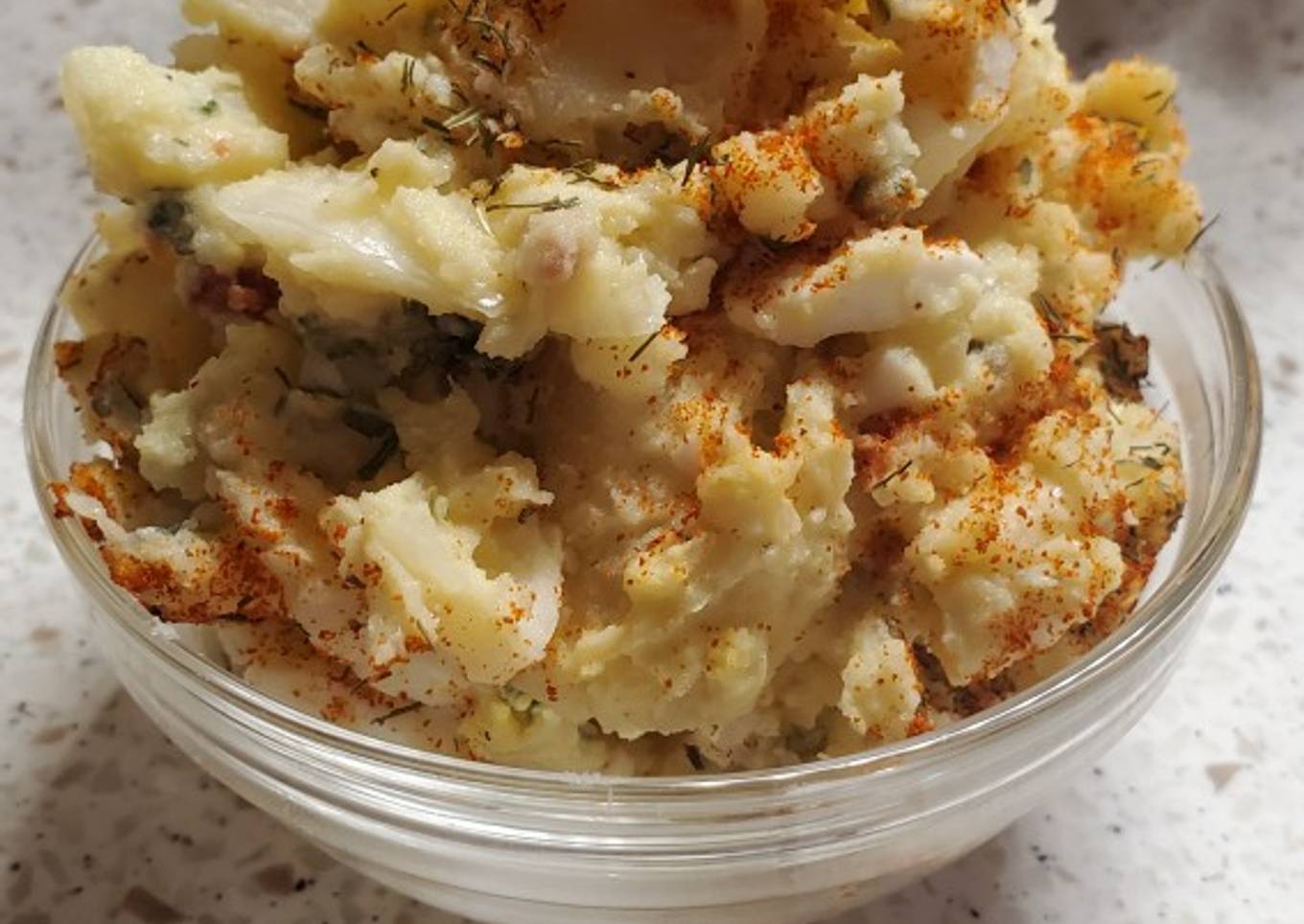 Lychee potato salad