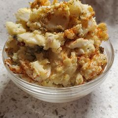 A picture of Lauren's Potato Salad.