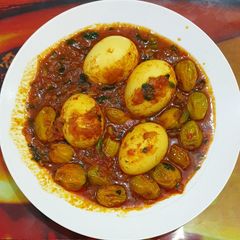 Egg curry A picture of Egg curry.