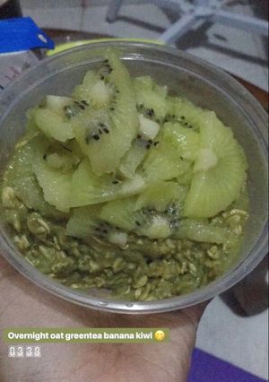 Foto resep Green Overnight Oatmeal #BikinRamadanBerkesan